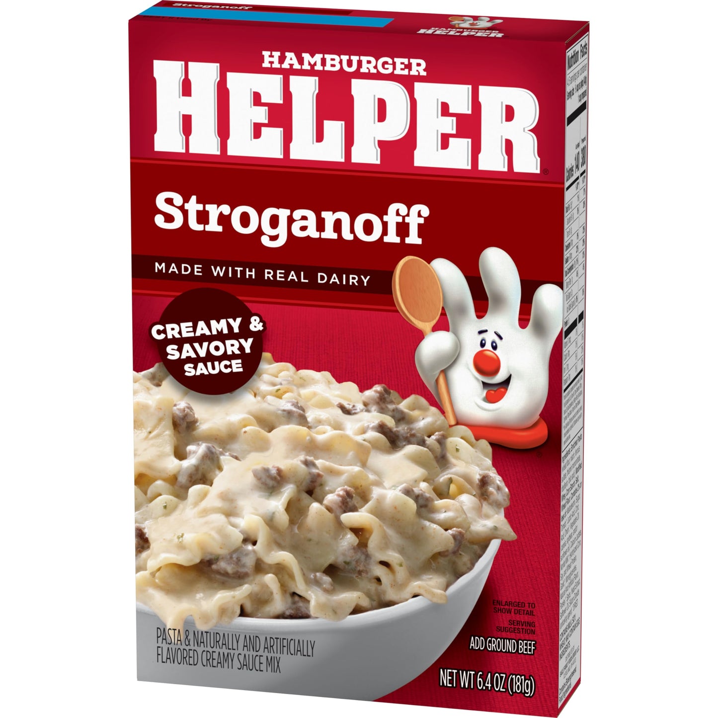 Hamburger Helper Pasta Stroganoff, 6.4 Ounces, 12 per Case.