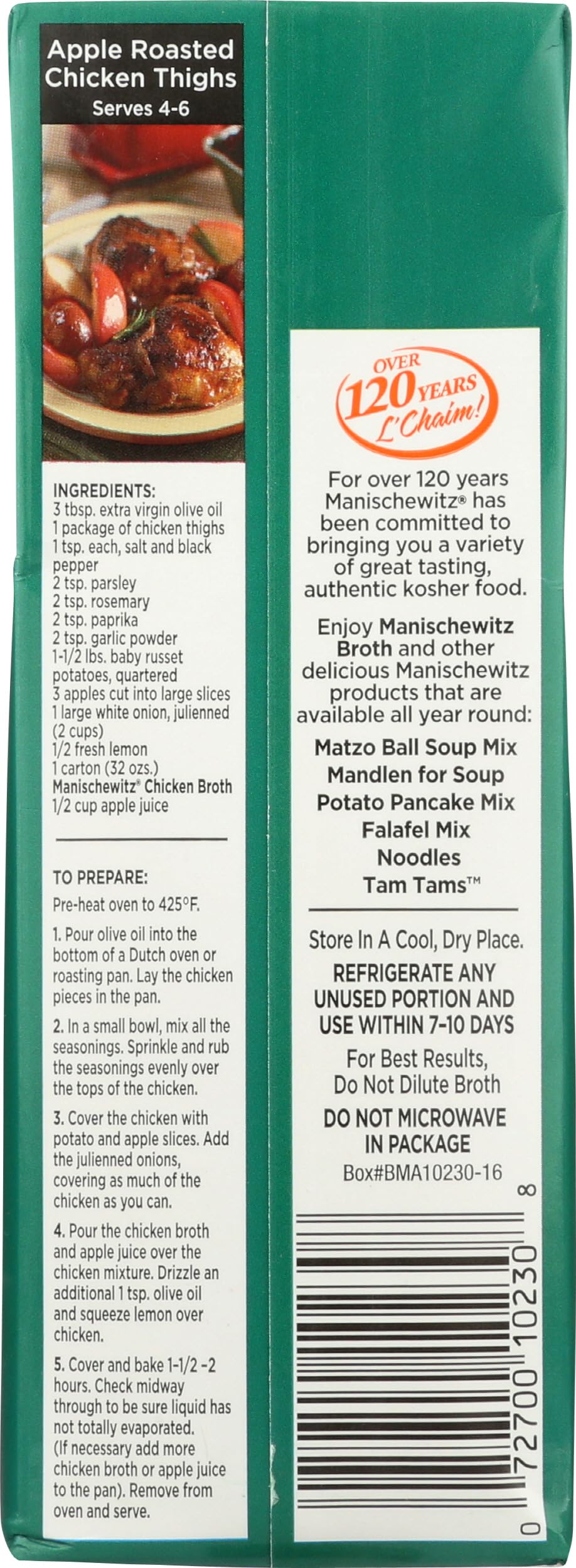 Manischewitz Chicken Broth, 32 Fz