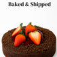 Andy Anand Chocolate Strawberry Cake 9'' Gift Boxed - Birthday Cakes And Treats For Delivery - Ideal Gift For Women, Men And Kid