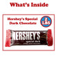 Hersheys Special Dark Mini Chocolate Bars  2 LB Bulk  Mildly Sweet Chocolate Candy Snack Size Bars  Individually Wrapped Dark Chocolate Candy Bars  for Parties  Office Bowl