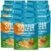 Solula Plantain Crisps Authentic Tostones, Caribbean Lime, 4 Ounce (Pack of 12), Kettle Cooked Chips, Gluten Free, Paleo Friendl