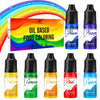 Oil Based Food Coloring - Rainbow Fat Soluble Food Coloring Set for Chocolate, Candy Melts, Buttercream, Baking - 7 Colors Upgra