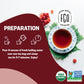 FGO Organic Red Raspberry Leaf Tea Bags, 100 Count, Eco-Conscious Kraft Bag, Raw from Germany, Model FGO-RRLF-TEAB-100