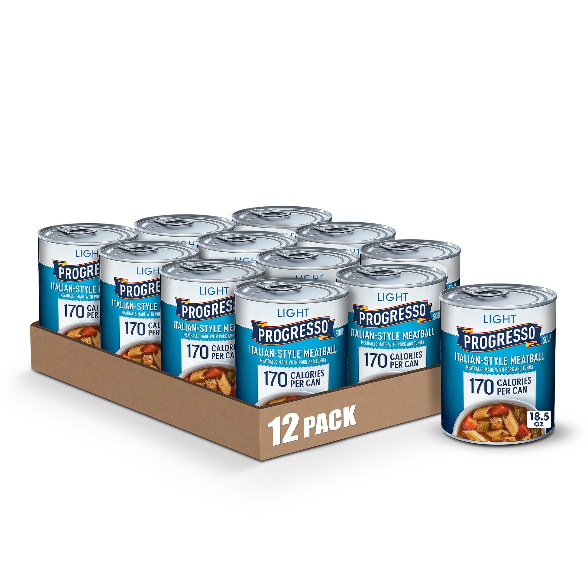 Progresso Light, Italian-Style Meatball Canned Soup, 18.5 Oz. (Pack Of 12)