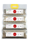 Roastika - Bundle 1 - Unroasted Coffee Bean - 4lb (pack of 4) - Sampler Pack - (BRAZIL CERRADO/COLOMBIA SUPREMO/COSTA RICA/MEXIC