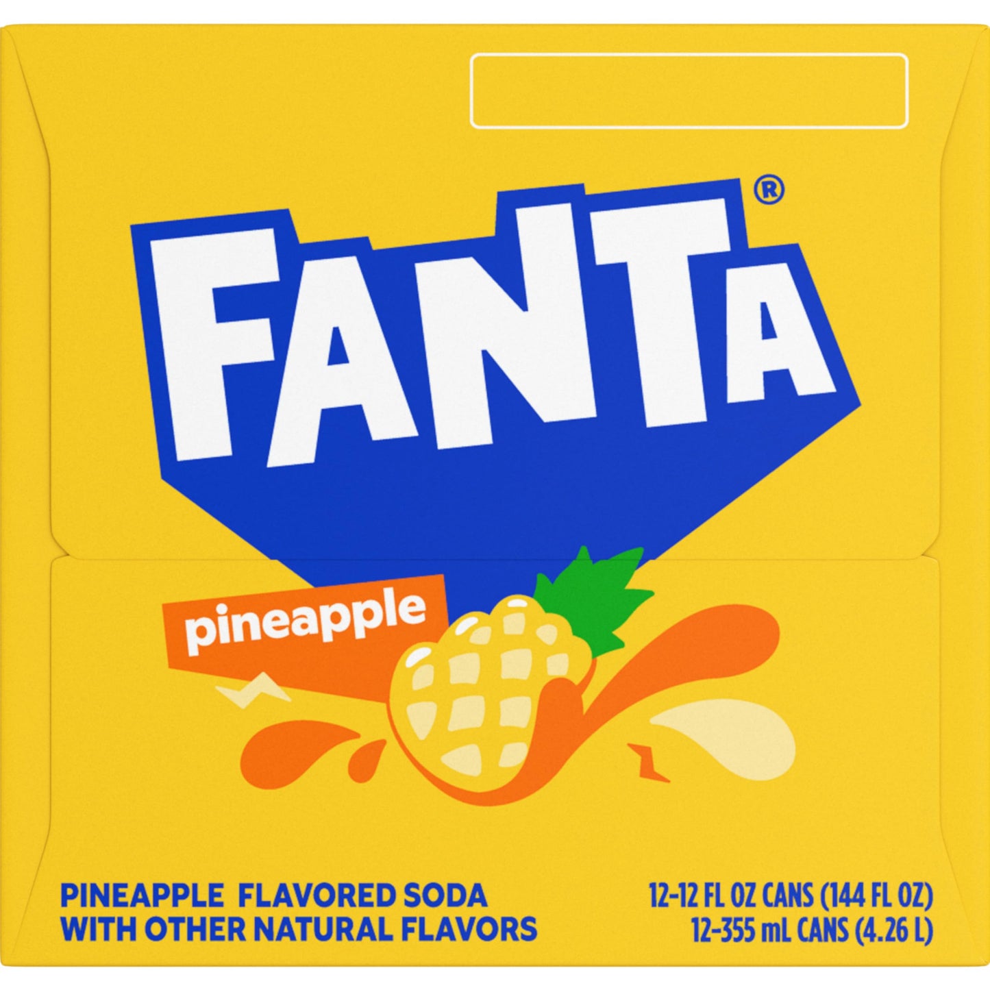 Fanta Pineapple  12 Fl Oz Cans  12 Pack