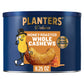PLANTERS Deluxe Honey Roasted Whole Cashews, Sweet & Salty Snacks, 8.25oz (3 Canisters)