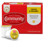 Community Coffee Coffee & Chicory Pods, Medium-Dark Roast, 12 Count, Compatible with Keurig 2.0