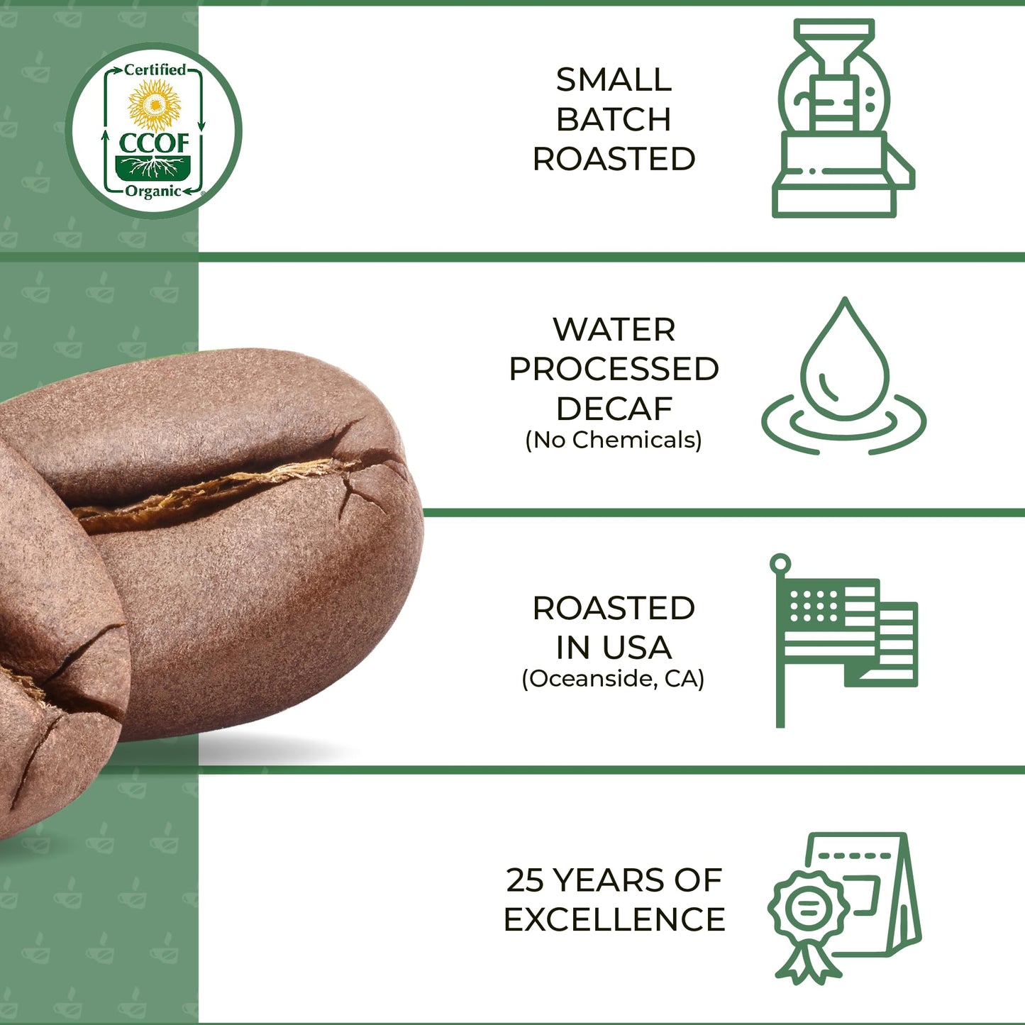 The Bean Organic Coffee Company Aloha Bean (Hawaiian Hazelnut), Medium Roast, Ground Coffee, 16-Ounce Bags (Pack of 2),Caf   mol