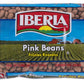 Iberia Pink Beans, 12 oz (Pack of 24) Individually Portioned Dry Pink Beans Bags, Pale Brownish-Pink Beans, Rich in Fiber, Iron,