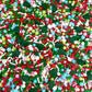 Manvscakes | 4 Oz Vintage Christmas Sprinkles | Cake Sprinkle | Cookie Sprinkles | Baking | Holiday Sprinkles | Pink And Green Sprinkle
