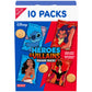 Disney Heroes and Villains Graham Snacks, Custom Cookies Variety Pack, 10-1 oz Kids Snack Packs