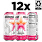 Rockstar Pure Zero Energy Drink, Tangerine Mango Guava Strawberry, 0 Sugar, 16 Fl Oz (Pack of 12)