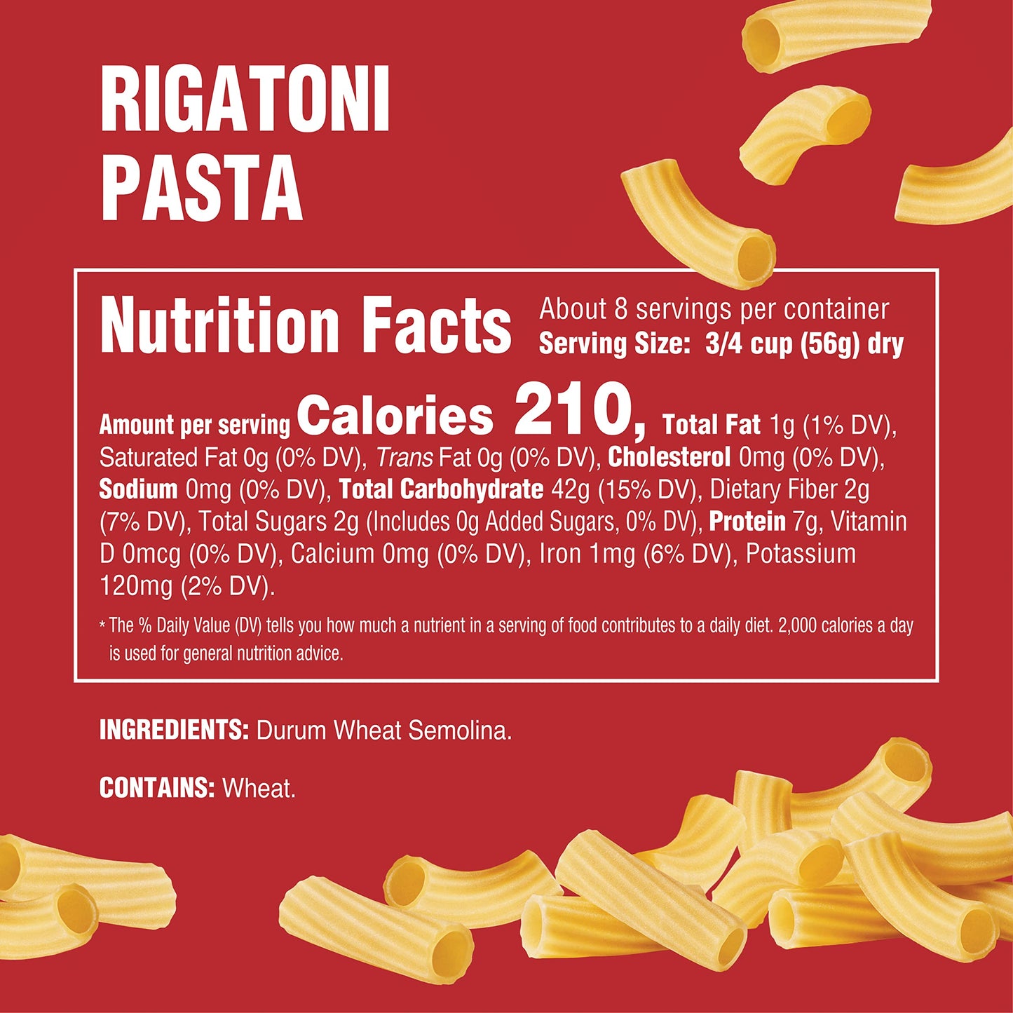 Raos Homemade Rigatoni Pasta 16 Oz