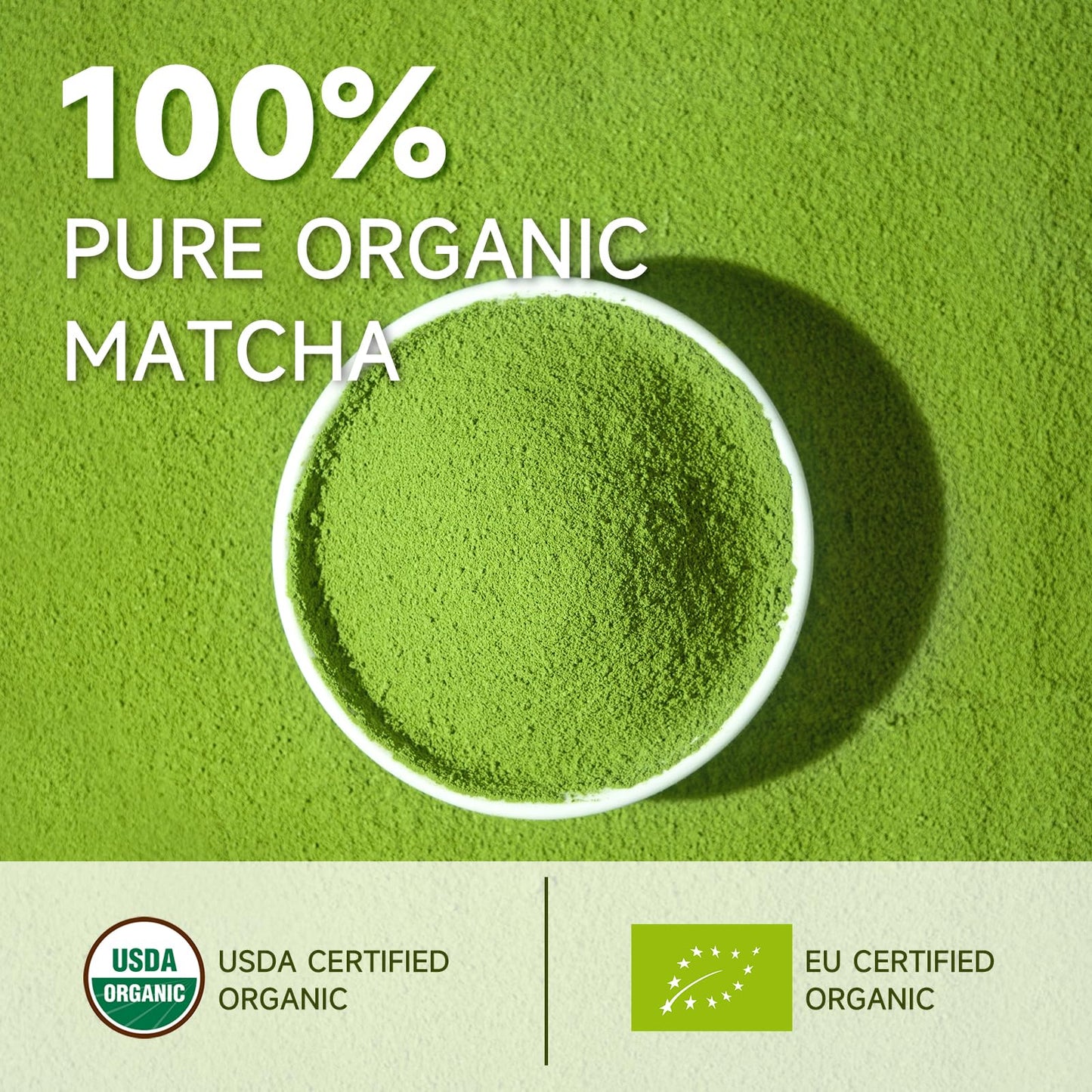 Chaism Ceremonial Grade Matcha Green Tea Powder - USDA Organic, First Harvest, 1.06oz Tin