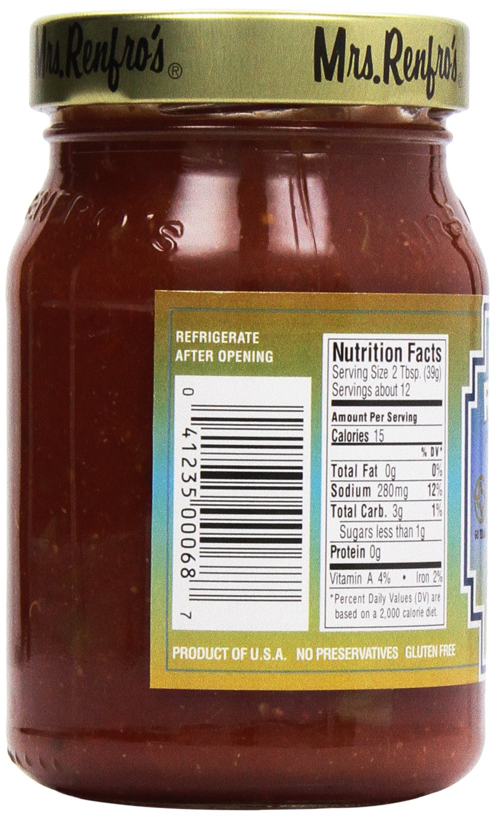 Mrs. Renfro'S Medium Salsa