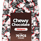 Candylish Chewy Chocolate Midgees Candy - Gluten-Free, 1 LB Bulk Bag (~70 Pcs) - Individually Wrapped   for Parties & Kids