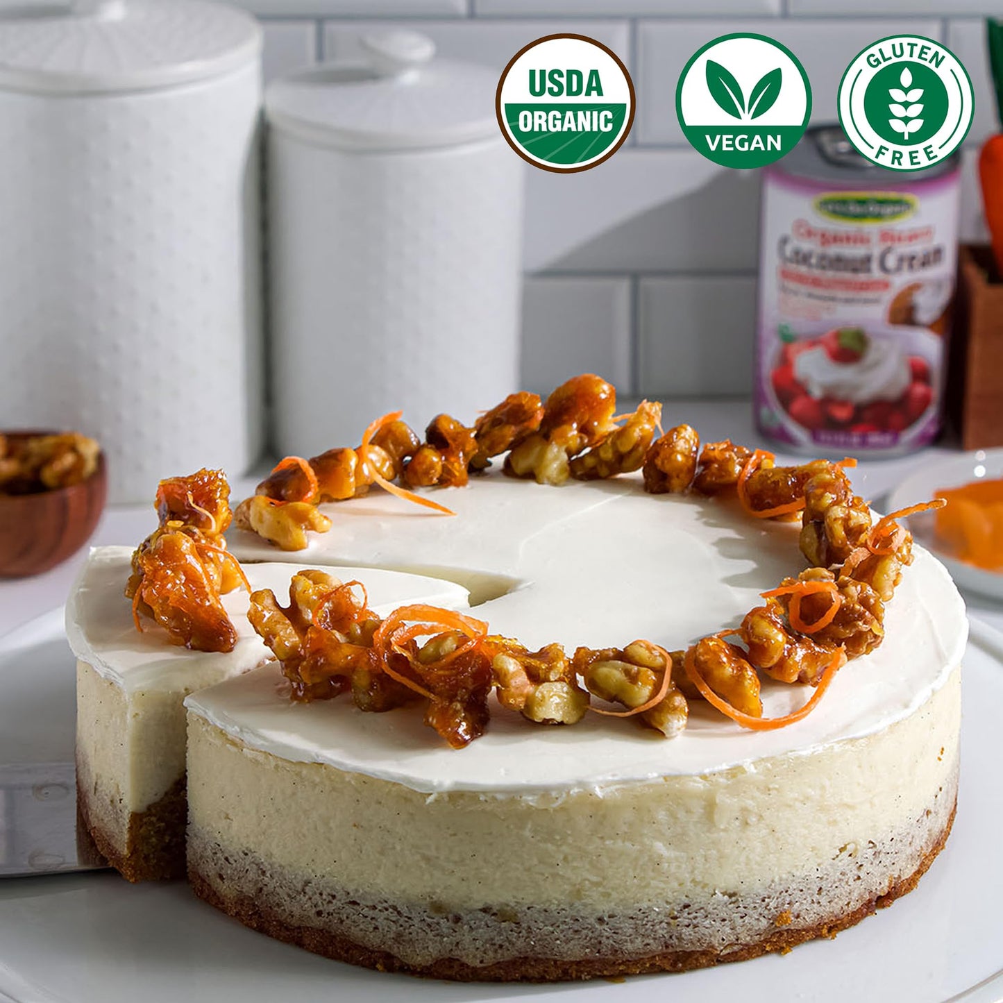 Lets Do Organic Vegan Coconut Cream - Heavy Whipped Cream, 13.5 Fl Oz, Pack of 12