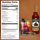Syruvia Blackberry Syrup - Blackberry Syrup Flavor, 25.4 Fl Oz - Perfect For Cocktails, Ice Tea, Desserts, Italian Sodas, Ice An