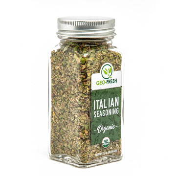 Geo-Fresh Organic Italian Seasoning, Non-GMO, Kosher, 0.53 oz (15g) Herbs