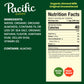 Pacific Foods Organic Unsweetened Almond Milk, Plant Based Milk, 32 oz Carton (Pack of 6)