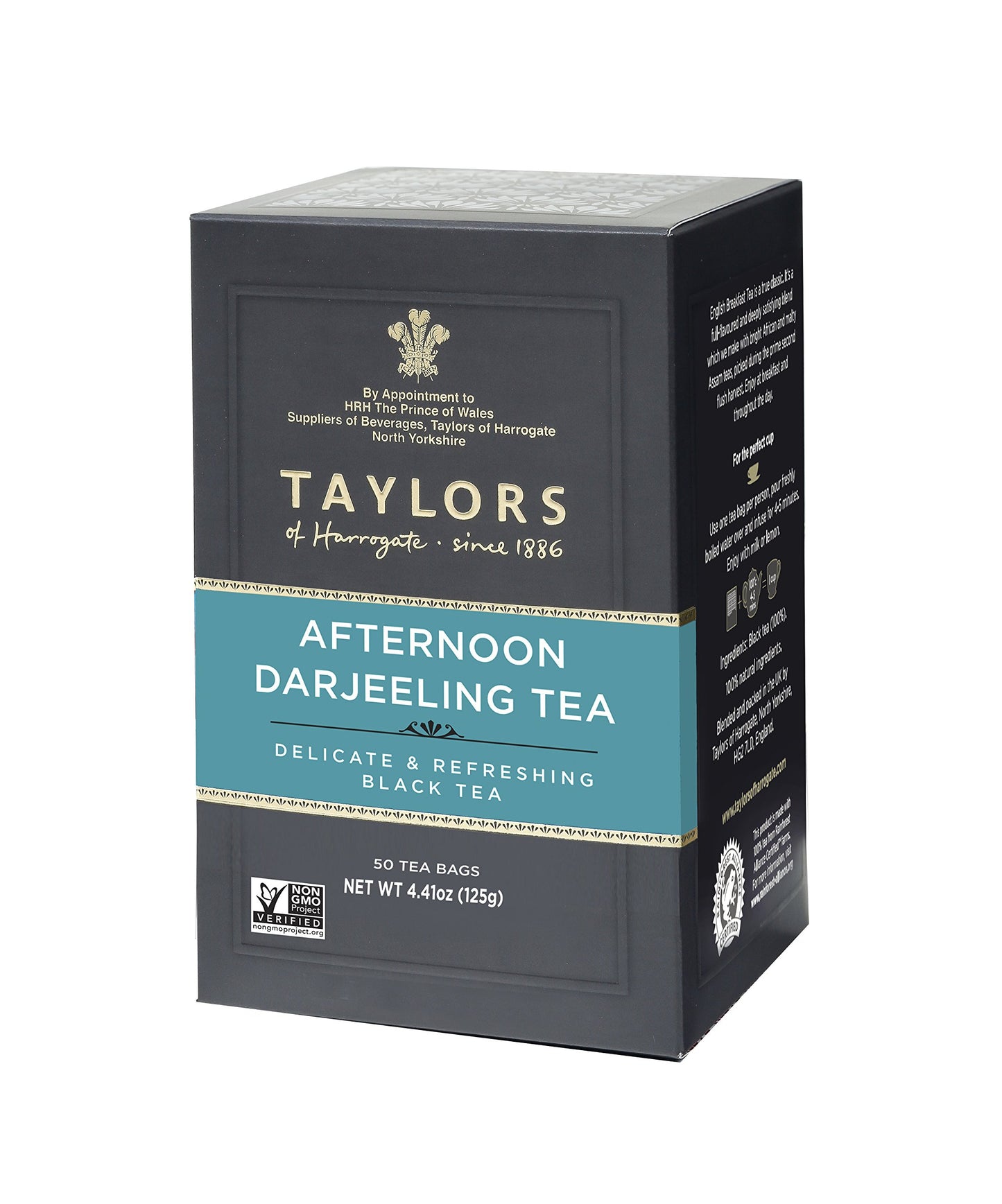 Taylors of Harrogate Afternoon Darjeeling Tea, 50 Teabags, Pack of 6