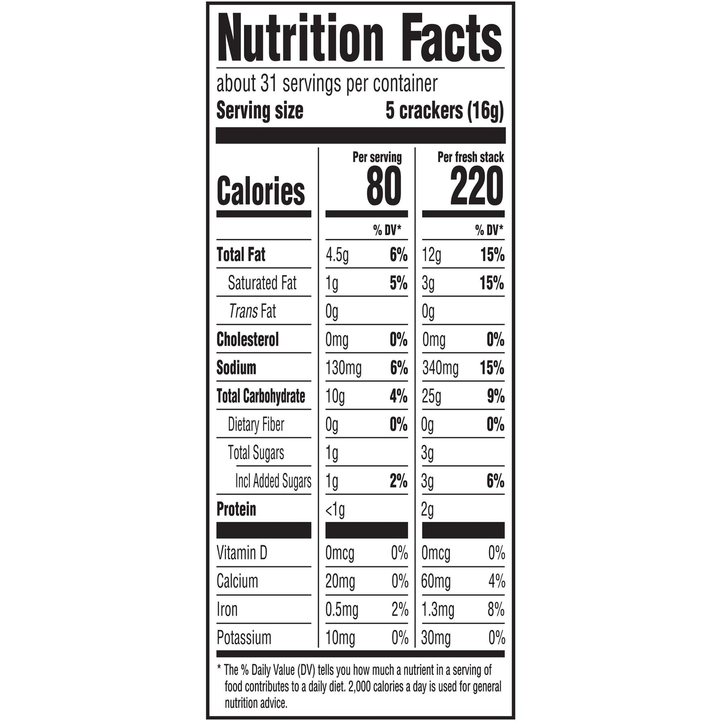 RITZ Fresh Stacks Original Crackers, Bulk Travel Snacks, Family Size, Holiday Crackers, 6 Boxes (72 Multi Snack Packs)