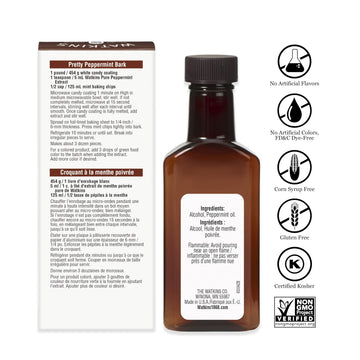 Watkins Pure Peppermint Extract, Non-Gmo, Kosher, 2 Oz. Bottle, 1-Pack