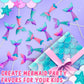 Mermaid Candy Lollipops 12Pk- Mermaid Lollipops For Party Favors & Mermaid Party Supplies - Mermaid Tail Candy & Mermaid Snacks