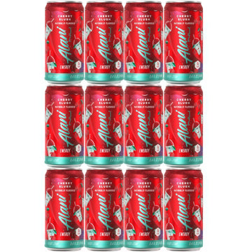 Mini Energy Drink - Pack Of 12 - Cherry Slush Flavor - 8.4 Fl Oz Can - By The Munchie Mix