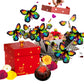 Send A Cake Love Flying Butterfly Surprise Explosion Gift Box, Red Velvet Mini Bundt Cake, 1 Count, Ready to Gift