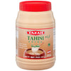 Tazah Tahini Paste For Hummus Baba Ganoush 32Oz - 2Lbs Natural Stone Ground Lebanese Sesame Paste Vegan Cholesterol-Free No Preservatives Perfect For Delicious Middle Eastern Dishes
