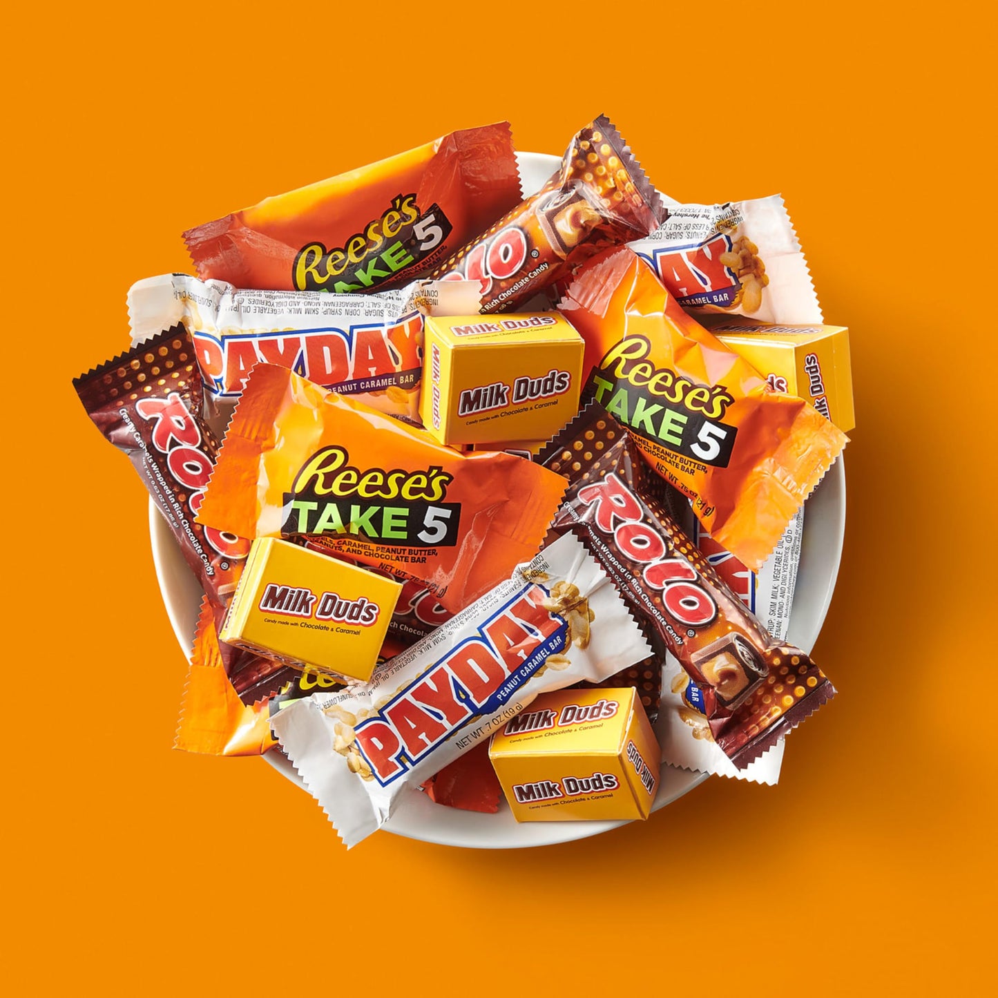 Hershey Assorted Caramel Flavored Snack Size  Candy Party Pack  32.08 oz