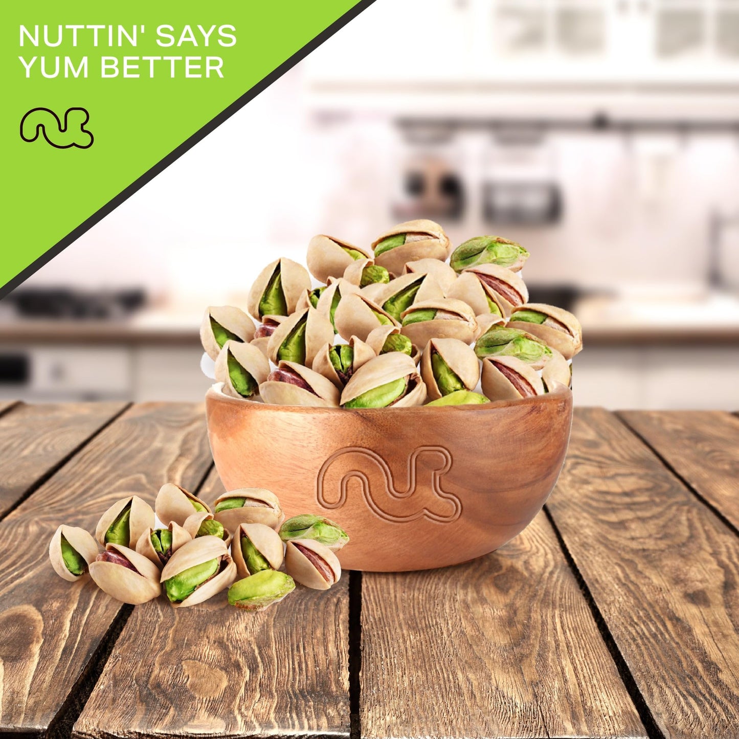 Nut Cravings - Freshly Roasted & Salted California Pistachios (16Oz - 1 Lb) Packed Fresh In Resealable Bag - Nut Snack - Healthy