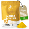 Jungle Powders Freeze Dried Mango Powder 5 Ounce Bag, Mango Extract For Baking No Sugar Added Dry Mango Powder Juice Additive Fr