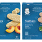 Gerber Teethers Varipk,1 Banana Peach 1 Strawberry Apple Spinach, 2 Ct