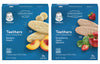 Gerber Teethers Varipk,1 Banana Peach 1 Strawberry Apple Spinach, 2 Ct