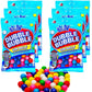 Refill Gumballs For Gumball Machine - Refill Bubble Gum 30 Oz - 6 Pack Of Double Bubble Gum Ball Candies - Christmas Holiday Gift Antique Style For Bubble Gum Machine -With Keychain - Playo