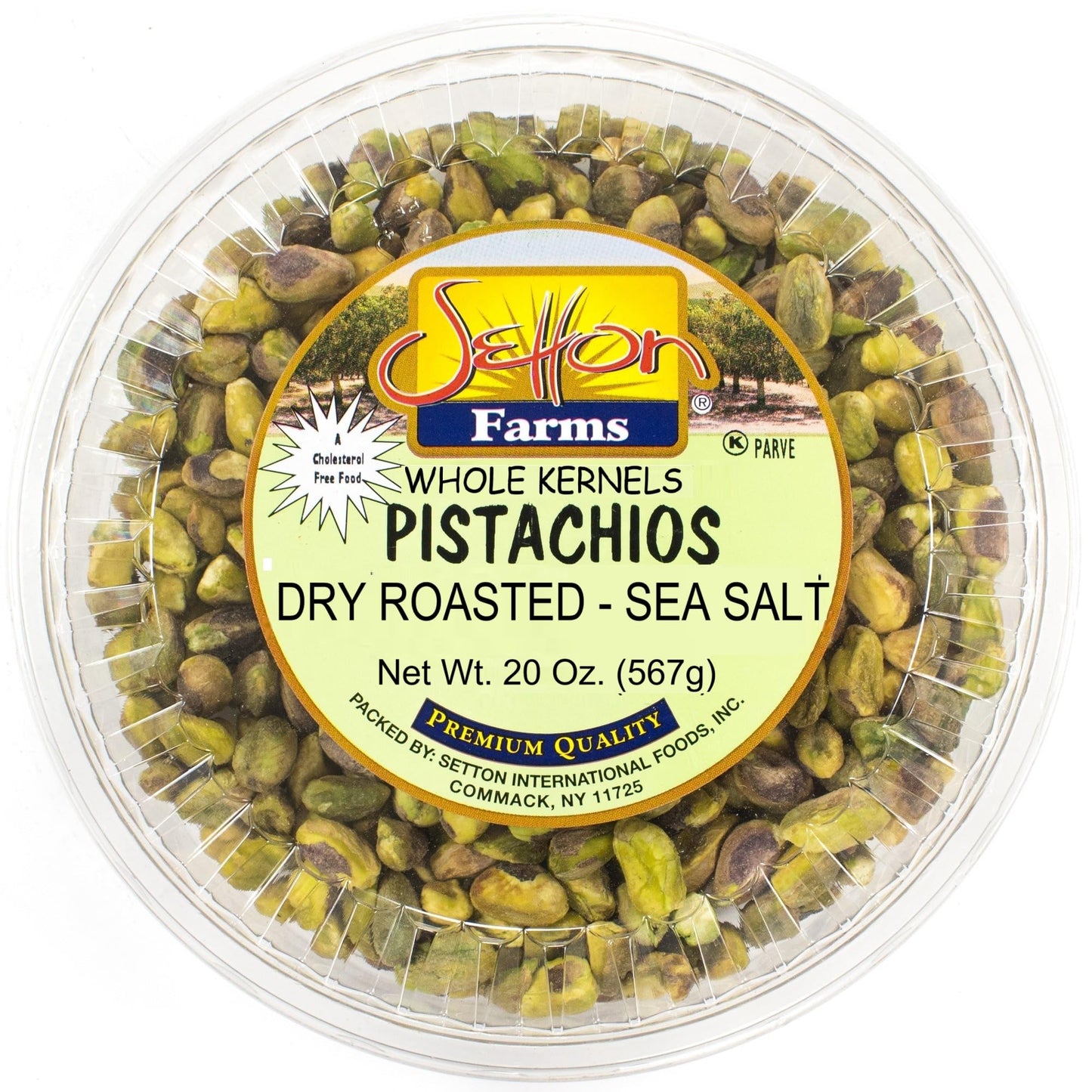 Setton Farms Shelled Pistacho Kernels, Whole Dry Roasted With Sea Salt 20 Oz. (1.25 Lbs)