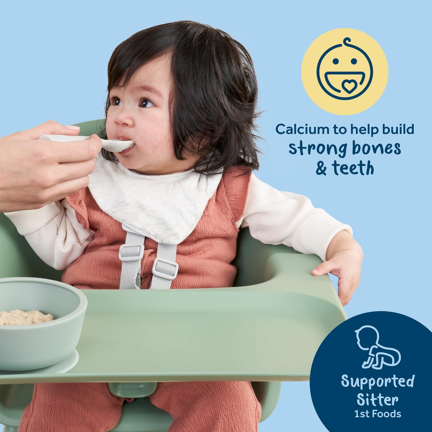 Gerber Baby Cereal 1St Foods, Grain & Grow, Oatmeal, 8 Ounce (Pack Of 6)