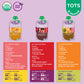 Plum Organics Mighty 4 Organic Toddler Food - 4 Food Group Blend Variety Pack - 4 Oz Pouch (Pack Of 18) - Organic Fruit And Vege