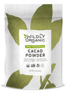 Wildly Organic Non-Fermented Cacao Powder 16 Oz, 1 Lb Bag - Organic, Non-Alkalized, High In Antioxidants, Minimally Processed, R
