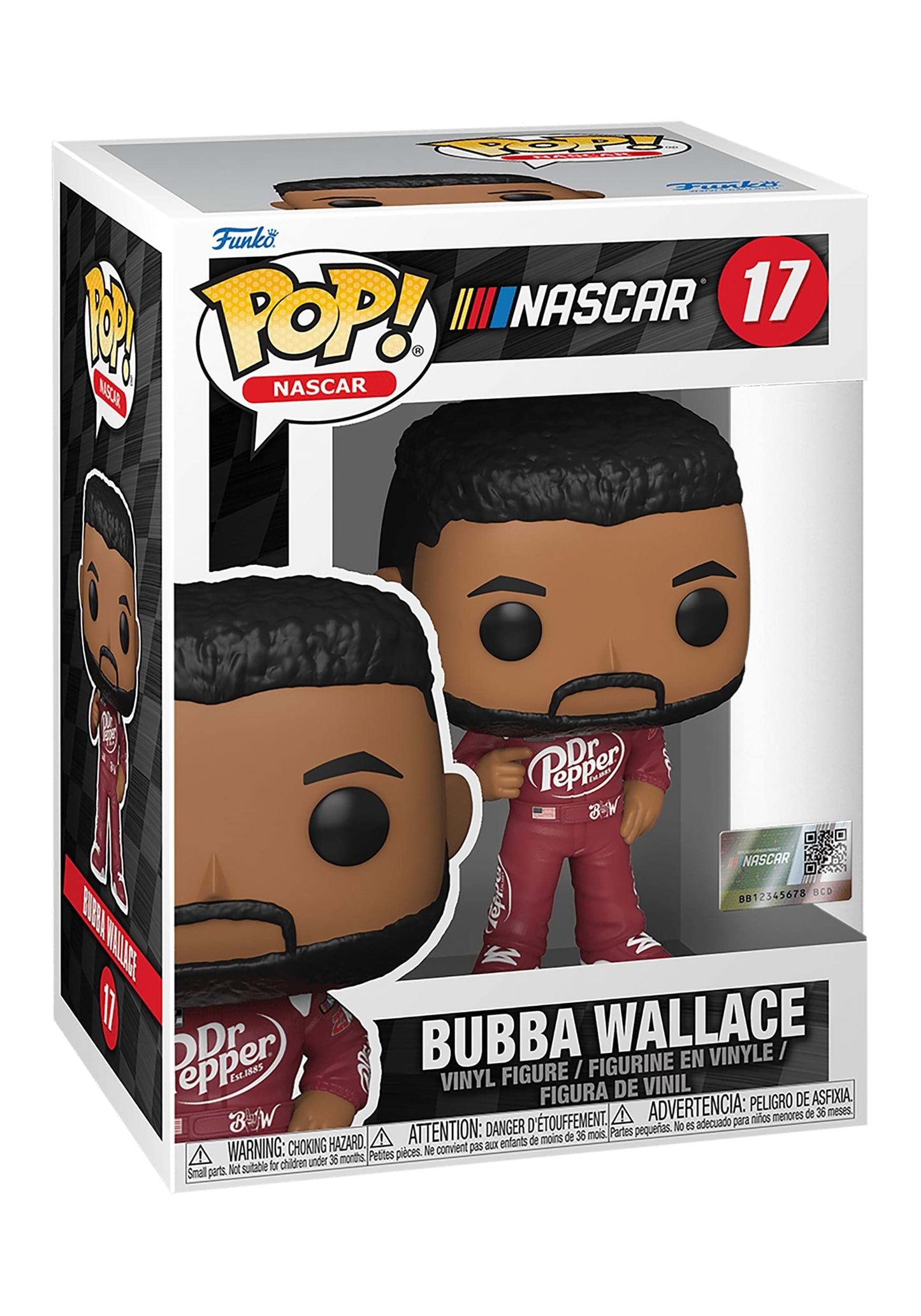 Funko Nascar Pop Bubba Wallace Dr Pepper Vinyl Figure