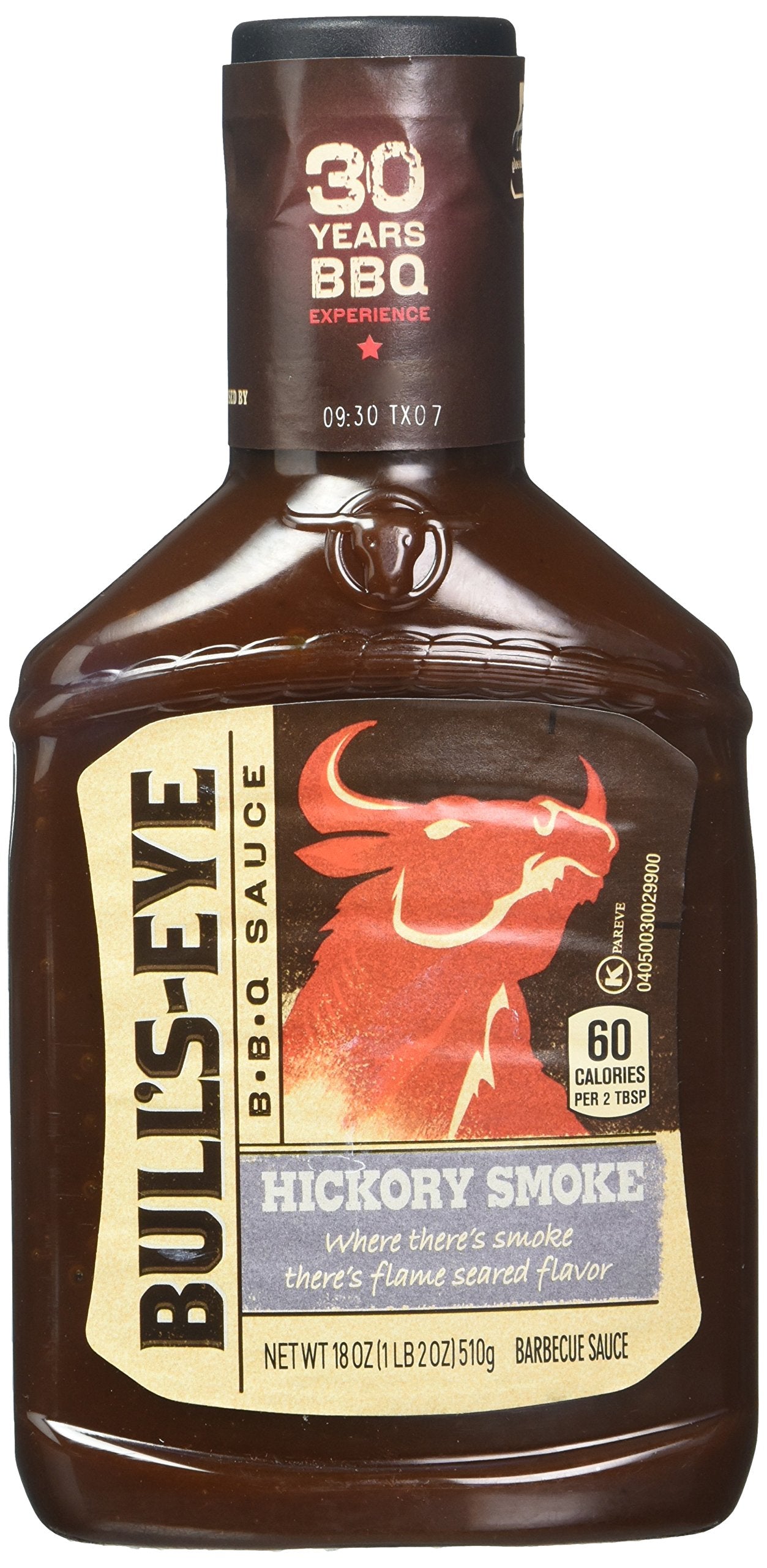 Bull'S-Eye, Bbq Sauces, 18Oz Bottle (Pack Of 3) (Choose Flavors Below) (Hickory Smoke)