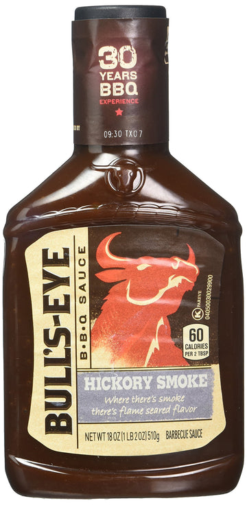 Bull'S-Eye, Bbq Sauces, 18Oz Bottle (Pack Of 3) (Choose Flavors Below) (Hickory Smoke)