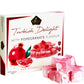 Cerez Pazari Turkish Delight With Pomegranate Flavour 200 Gr Gourmet Small Size Snacks Gift Box No Nuts Sweet Luxury Traditional