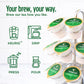 Vitacup Green Tea Pods, Enhance Energy & Detox With Matcha, Moringa, B Vitamins, D3, Keto, Paleo, Vegan, Recyclable Single Serve Pod, Compatible With Keurig K-Cup Malt-Inspired,64 Ct