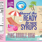 Hypothermias Shaved Ice & Snow Cone Syrup - Quart (32 Fl. Oz) - Pink Bubble Gum - Made With Non-Gmo 100% Pure Cane Sugar, No Cor