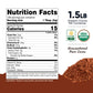 Nutricost Pantry Organic Cocoa Powder (1.5 Pounds Per Bottle) Non GMO  Gluten Free  Vegan  Baking Powder