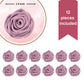 Confect Edible Lavender Rose Toppers – 12-Pack Vegan Floral Cake Decor, Nut-Free, Soy-Free, Dairy-Free